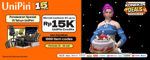 Spesial Unipin 15th Birthday: Saatnya Top Up Point Blank Lebih Untung
